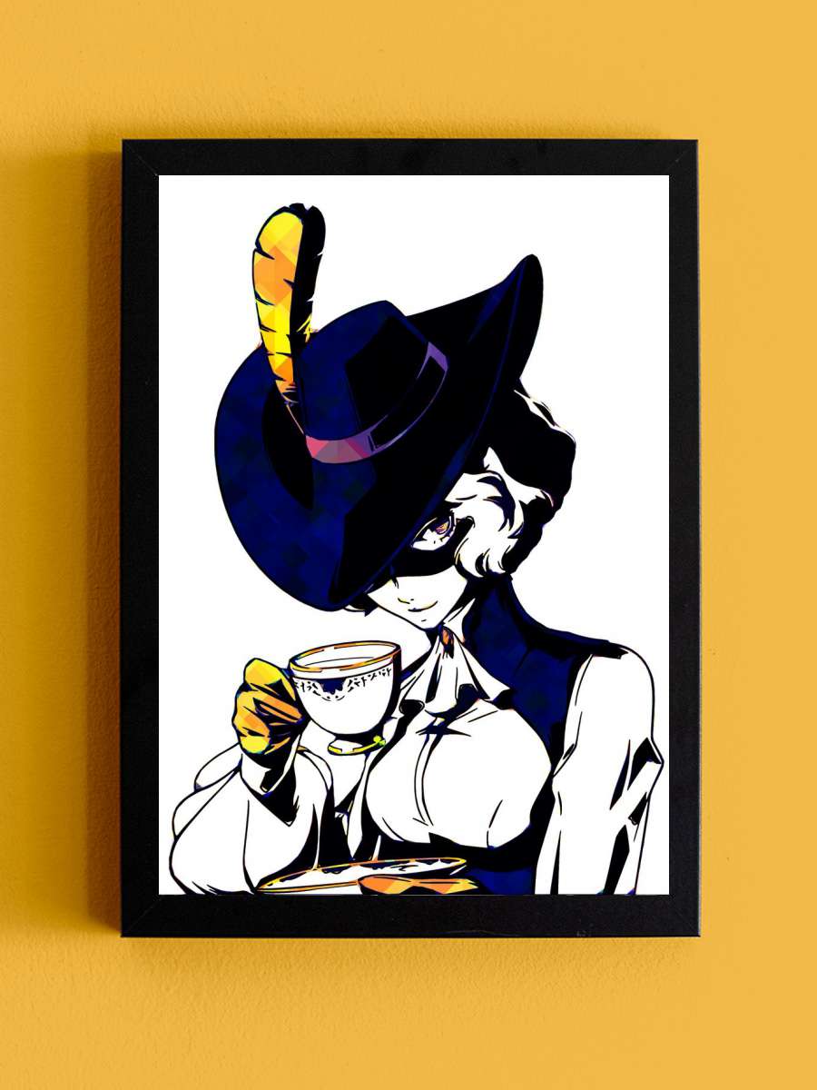 Persona 5 Anime Tablo Siyah Çerçeveli Yüksek Kalite Anime Duvar Poster Tablo - En İyi Fiyatlarla