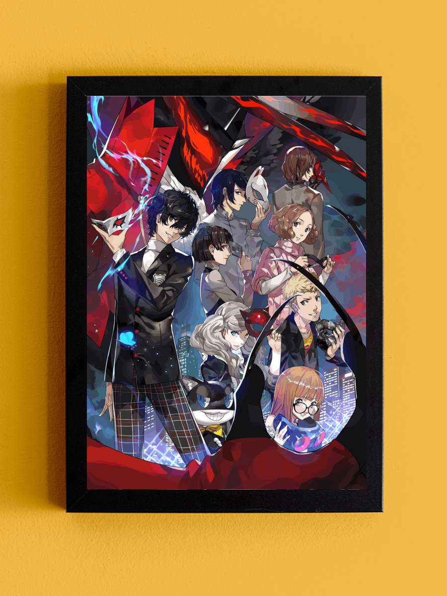 Persona anime Anime Tablo Siyah Çerçeveli Yüksek Kalite Anime Duvar Poster Tablo - En İyi Fiyatlarla