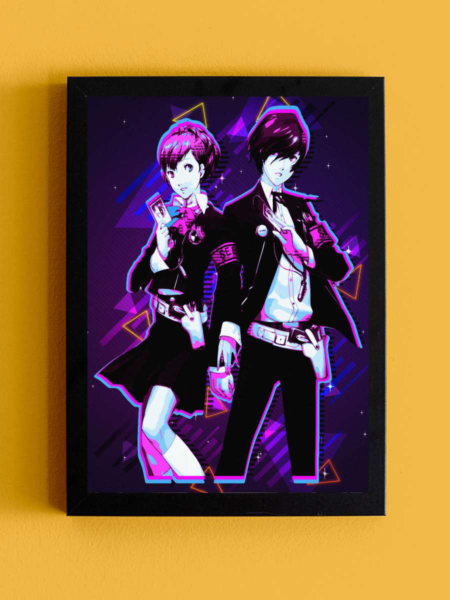 Persona Anime Tablo Siyah Çerçeveli Yüksek Kalite Anime Duvar Poster Tablo - En İyi Fiyatlarla