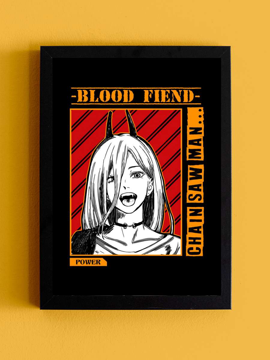 Power 3 Anime Tablo Siyah Çerçeveli Yüksek Kalite Anime Duvar Poster Tablo - En İyi Fiyatlarla