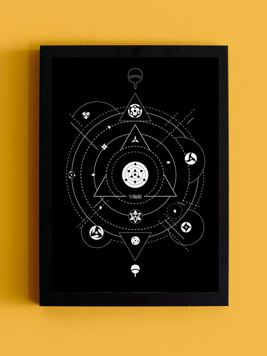 Power Clan Anime Tablo Siyah Çerçeveli Yüksek Kalite Anime Duvar Poster Tablo - En İyi Fiyatlarla