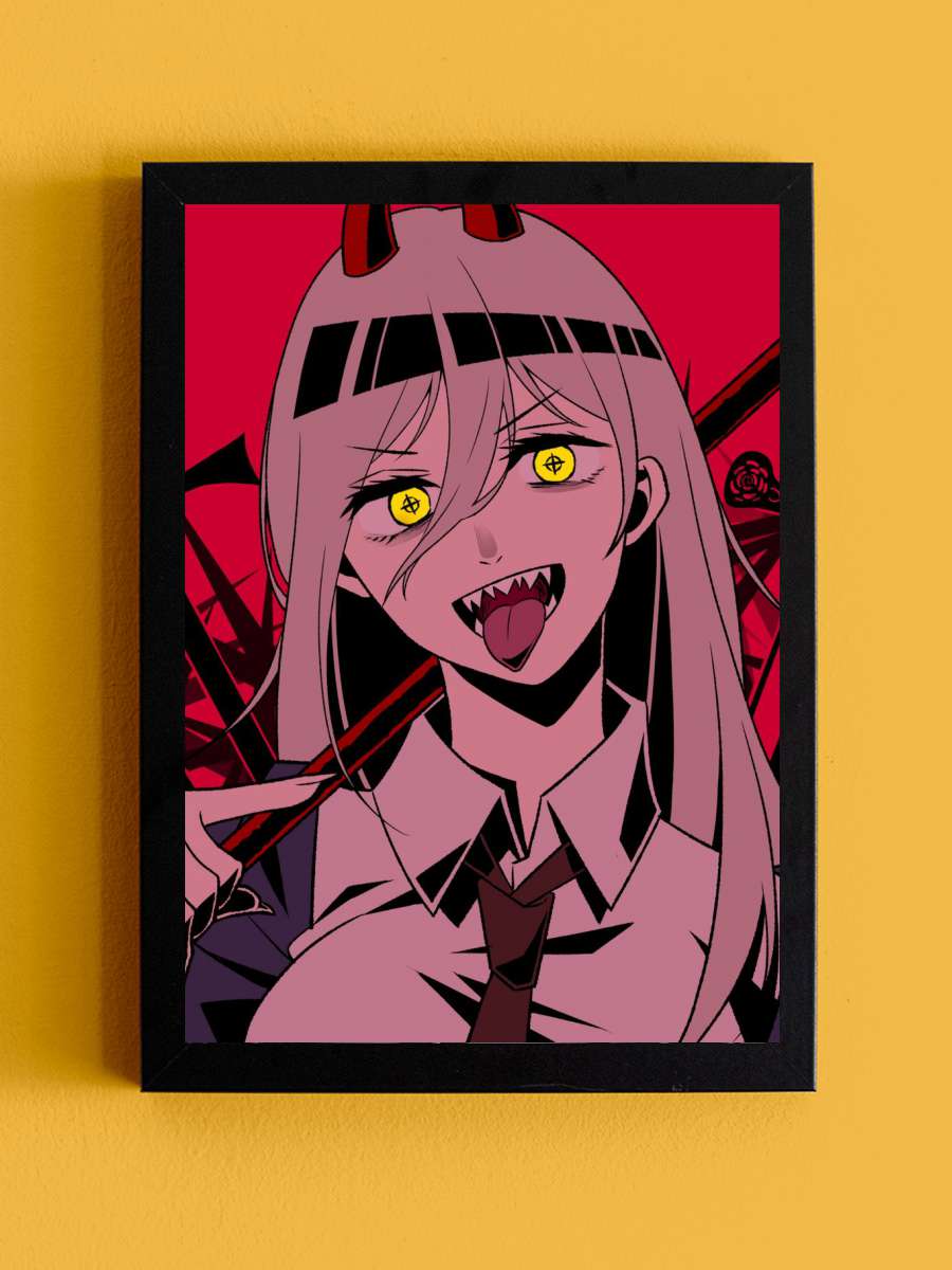 Power Anime Tablo Siyah Çerçeveli Yüksek Kalite Anime Duvar Poster Tablo - En İyi Fiyatlarla