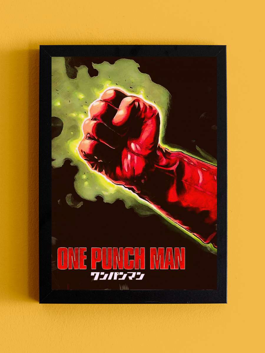 PUNCH Anime Tablo Siyah Çerçeveli Yüksek Kalite Anime Duvar Poster Tablo - En İyi Fiyatlarla