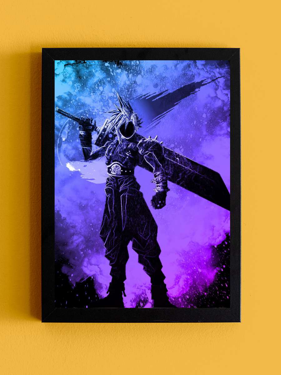 Purple Meteor Anime Tablo Siyah Çerçeveli Yüksek Kalite Anime Duvar Poster Tablo - En İyi Fiyatlarla