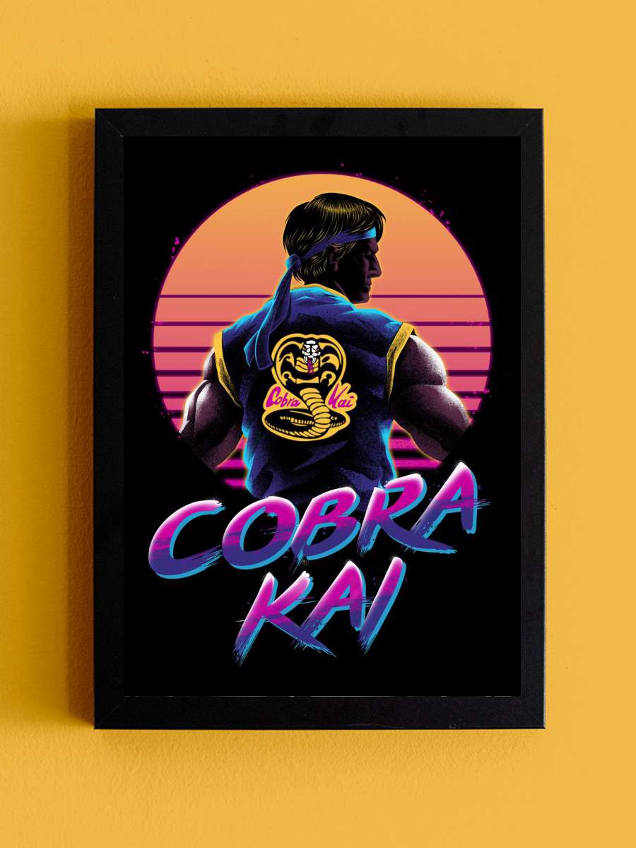Rad Cobra Kai Anime Tablo Siyah Çerçeveli Yüksek Kalite Anime Duvar Poster Tablo - En İyi Fiyatlarla