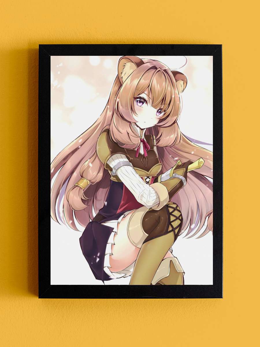 Raphtalia Anime Tablo Siyah Çerçeveli Yüksek Kalite Anime Duvar Poster Tablo - En İyi Fiyatlarla