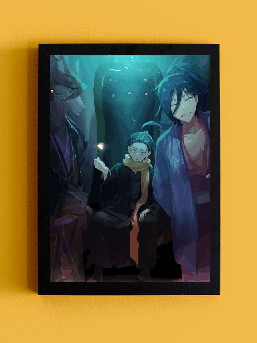 Re Zero Anime Tablo Siyah Çerçeveli Yüksek Kalite Anime Duvar Poster Tablo - En İyi Fiyatlarla