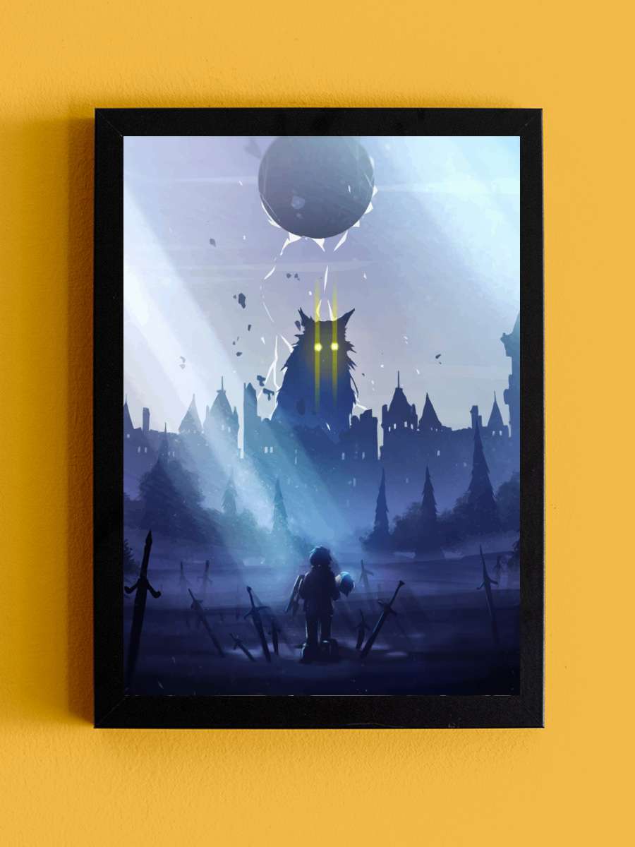 Re Zero Ram Rem Anime Tablo Siyah Çerçeveli Yüksek Kalite Anime Duvar Poster Tablo - En İyi Fiyatlarla