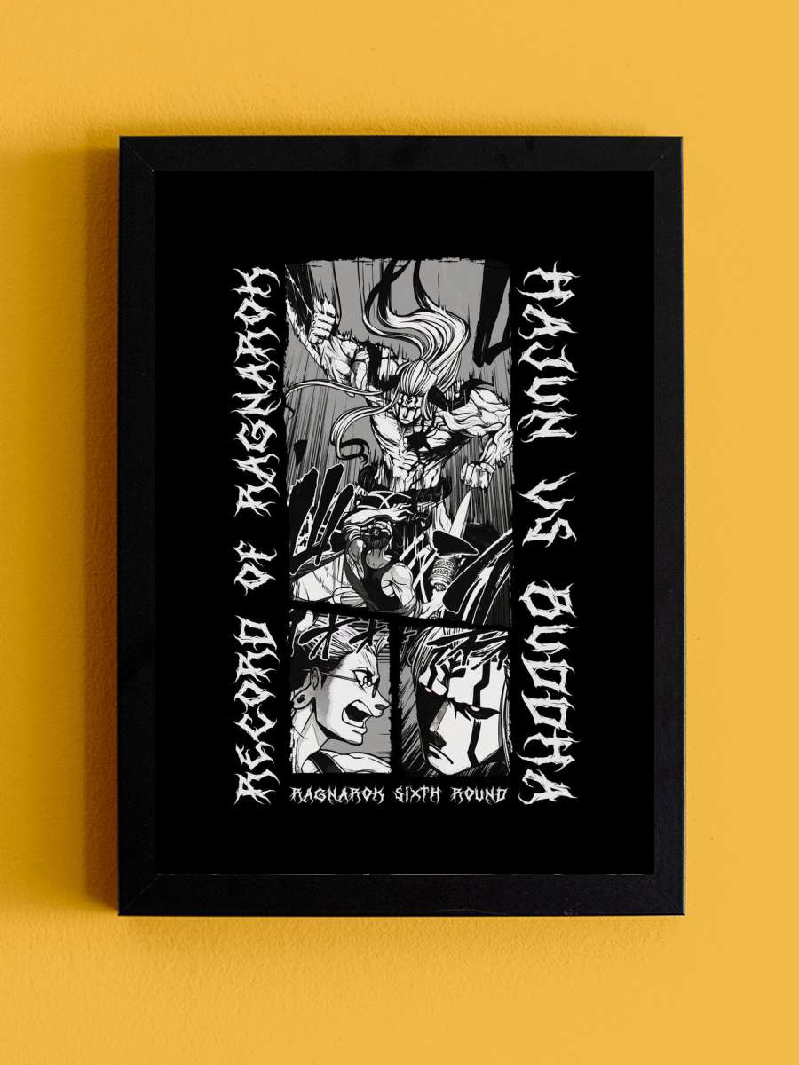 Record Of Ragnarok Manga Anime Tablo Siyah Çerçeveli Yüksek Kalite Anime Duvar Poster Tablo - En İyi Fiyatlarla