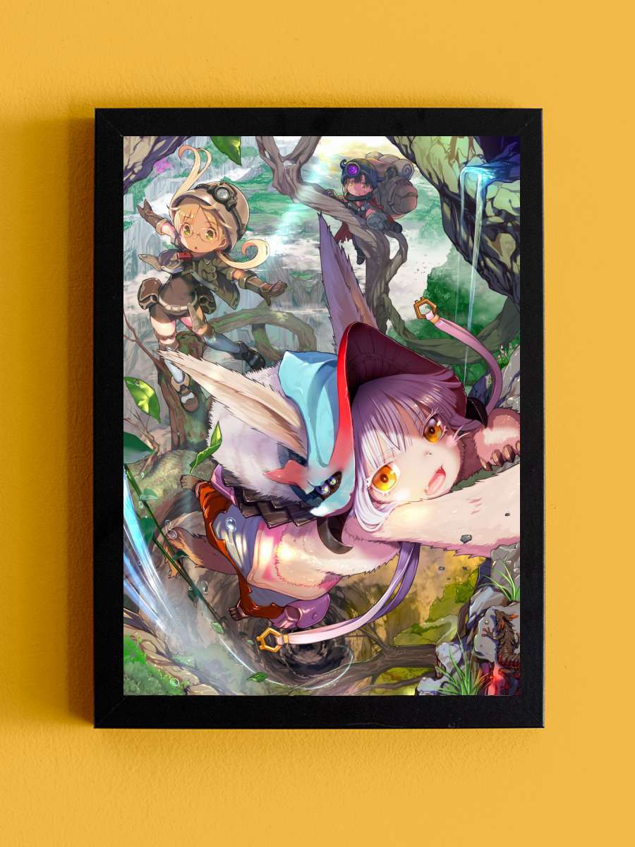 Rikos Adventure anime Anime Tablo Siyah Çerçeveli Yüksek Kalite Anime Duvar Poster Tablo - En İyi Fiyatlarla