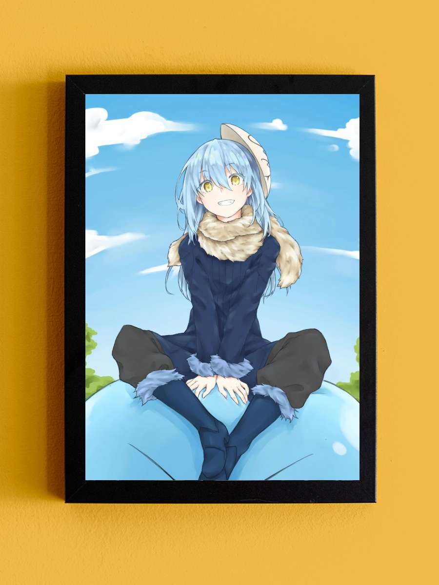 Rimuru Anime Tablo Siyah Çerçeveli Yüksek Kalite Anime Duvar Poster Tablo - En İyi Fiyatlarla
