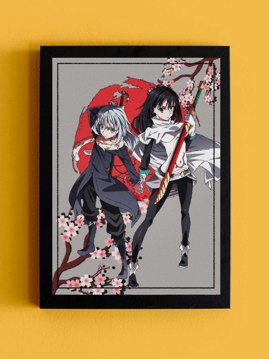 Rimuru Tempest Anime Tablo Siyah Çerçeveli Yüksek Kalite Anime Duvar Poster Tablo - En İyi Fiyatlarla