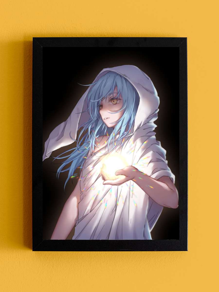 rimuru tempest slime Anime Tablo Siyah Çerçeveli Yüksek Kalite Anime Duvar Poster Tablo - En İyi Fiyatlarla