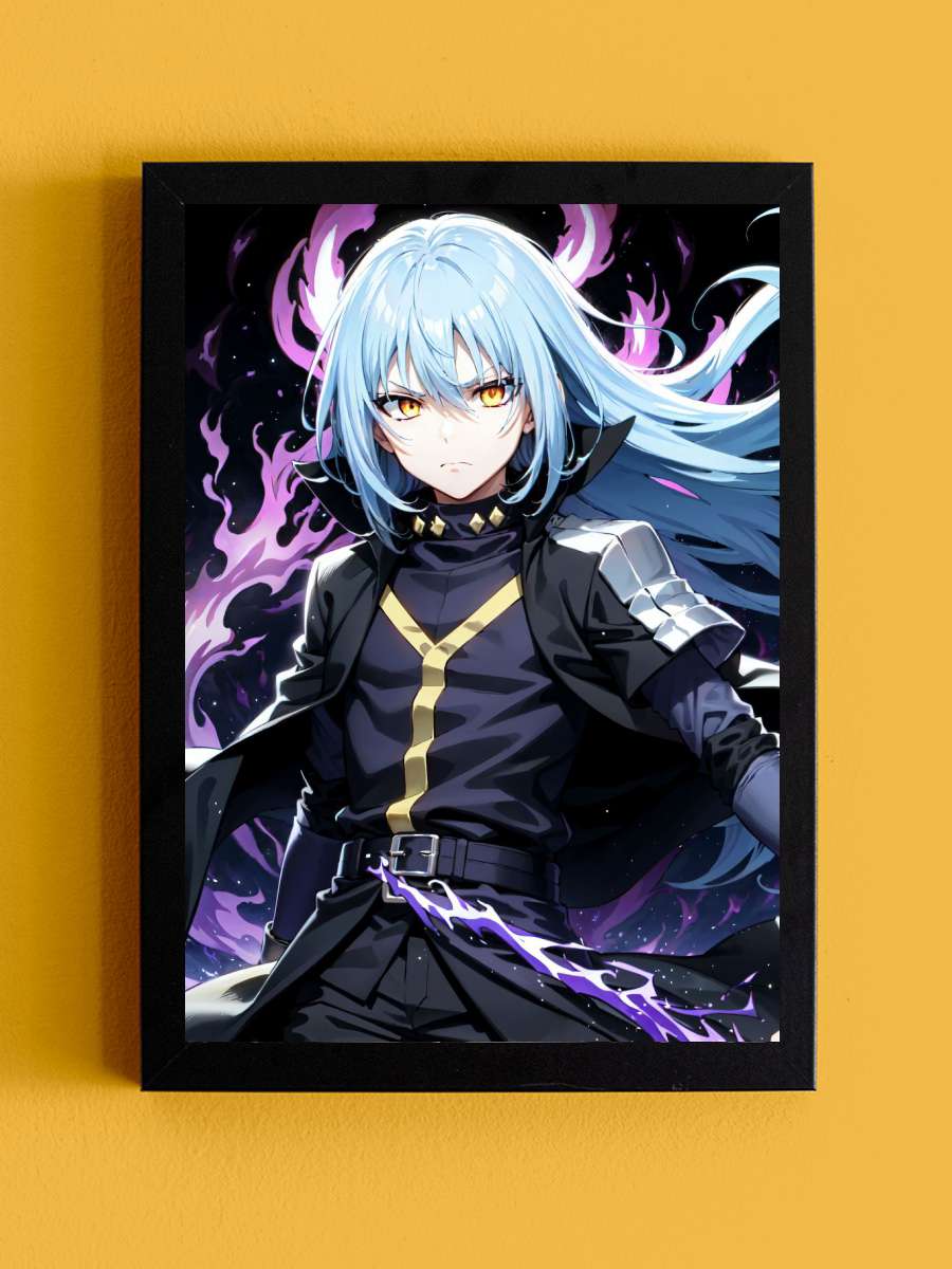 Rimuru Tempest Tensura Anime Tablo Siyah Çerçeveli Yüksek Kalite Anime Duvar Poster Tablo - En İyi Fiyatlarla