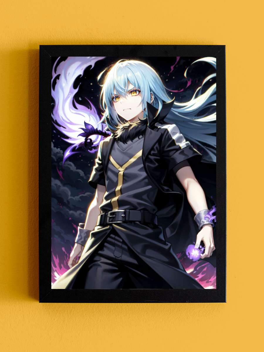 Rimuru Tempest Tensura Anime Tablo Siyah Çerçeveli Yüksek Kalite Anime Duvar Poster Tablo - En İyi Fiyatlarla