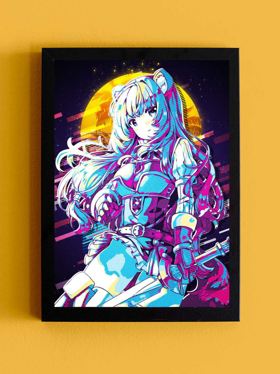 Rising of the Shield Hero Anime Tablo Siyah Çerçeveli Yüksek Kalite Anime Duvar Poster Tablo - En İyi Fiyatlarla