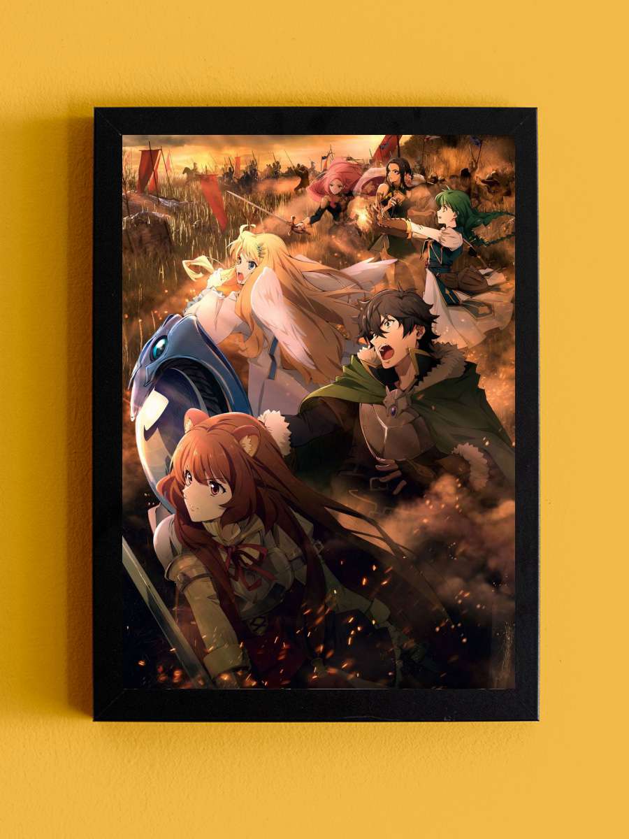 rising of the shield hero Anime Tablo Siyah Çerçeveli Yüksek Kalite Anime Duvar Poster Tablo - En İyi Fiyatlarla