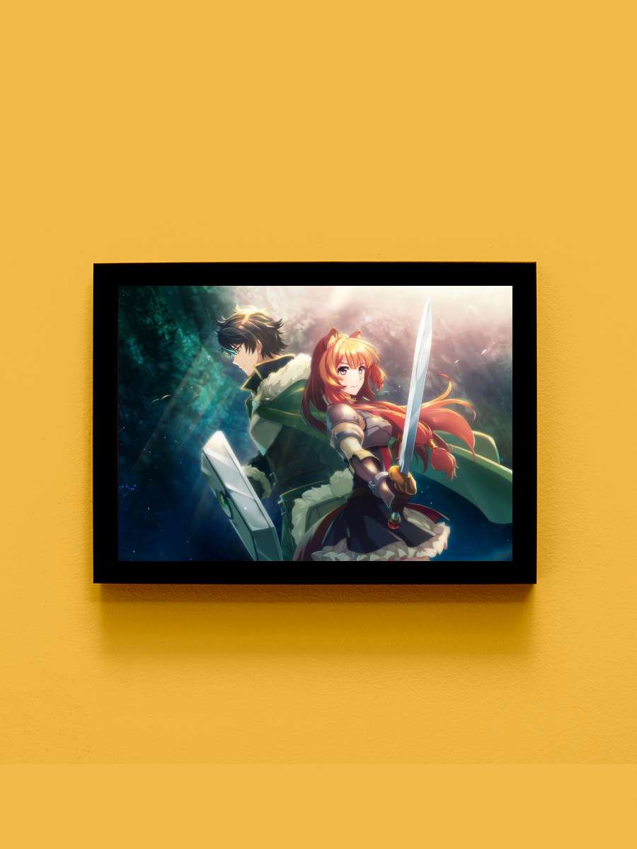 rising of the shield hero Anime Tablo Siyah Çerçeveli Yüksek Kalite Anime Duvar Poster Tablo - En İyi Fiyatlarla