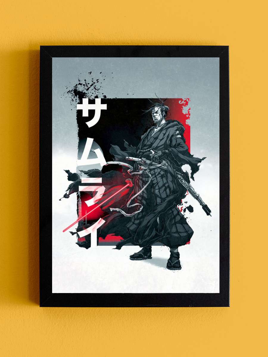 Ronin dark Visions Anime Tablo Siyah Çerçeveli Yüksek Kalite Anime Duvar Poster Tablo - En İyi Fiyatlarla