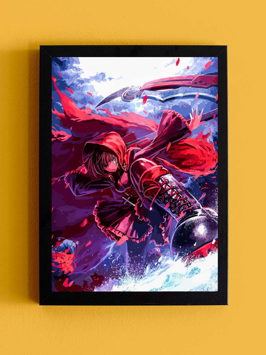 RWBY Anime Fantasy Anime Tablo Siyah Çerçeveli Yüksek Kalite Anime Duvar Poster Tablo - En İyi Fiyatlarla