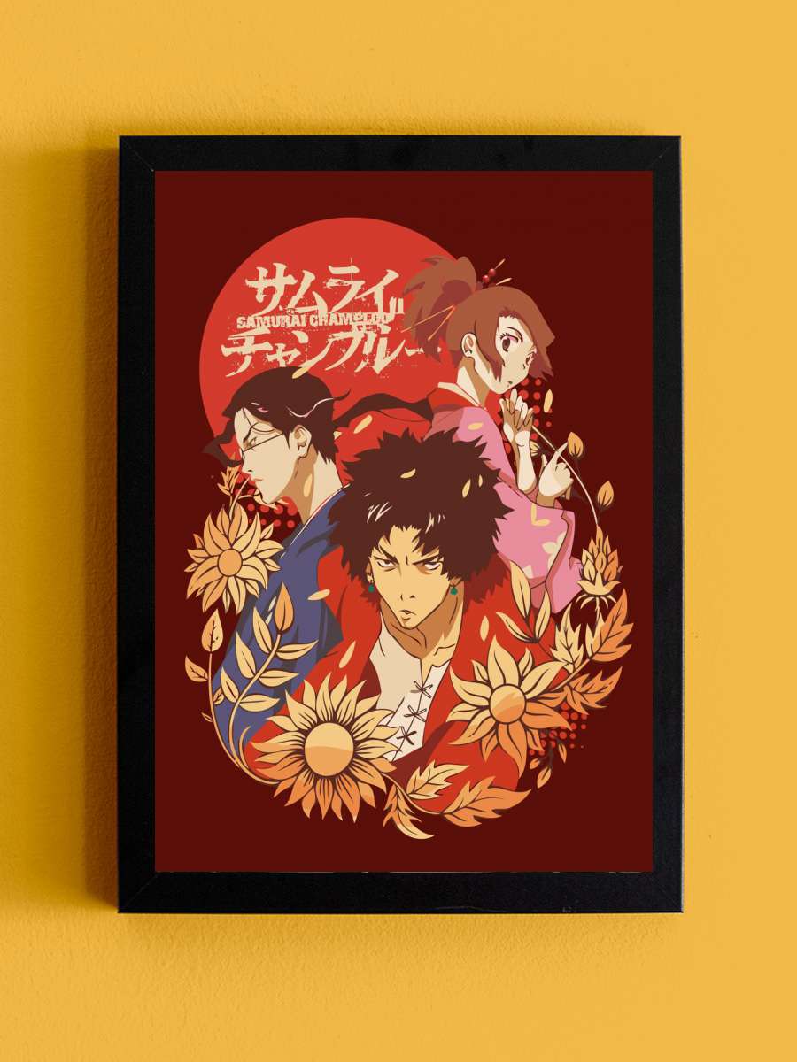 Samurai Champloo Anime Tablo Siyah Çerçeveli Yüksek Kalite Anime Duvar Poster Tablo - En İyi Fiyatlarla