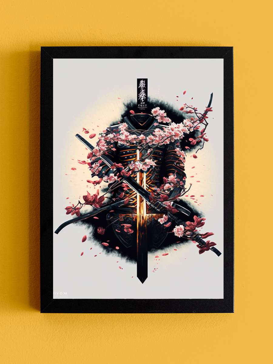 Samurai Essentials Anime Tablo Siyah Çerçeveli Yüksek Kalite Anime Duvar Poster Tablo - En İyi Fiyatlarla