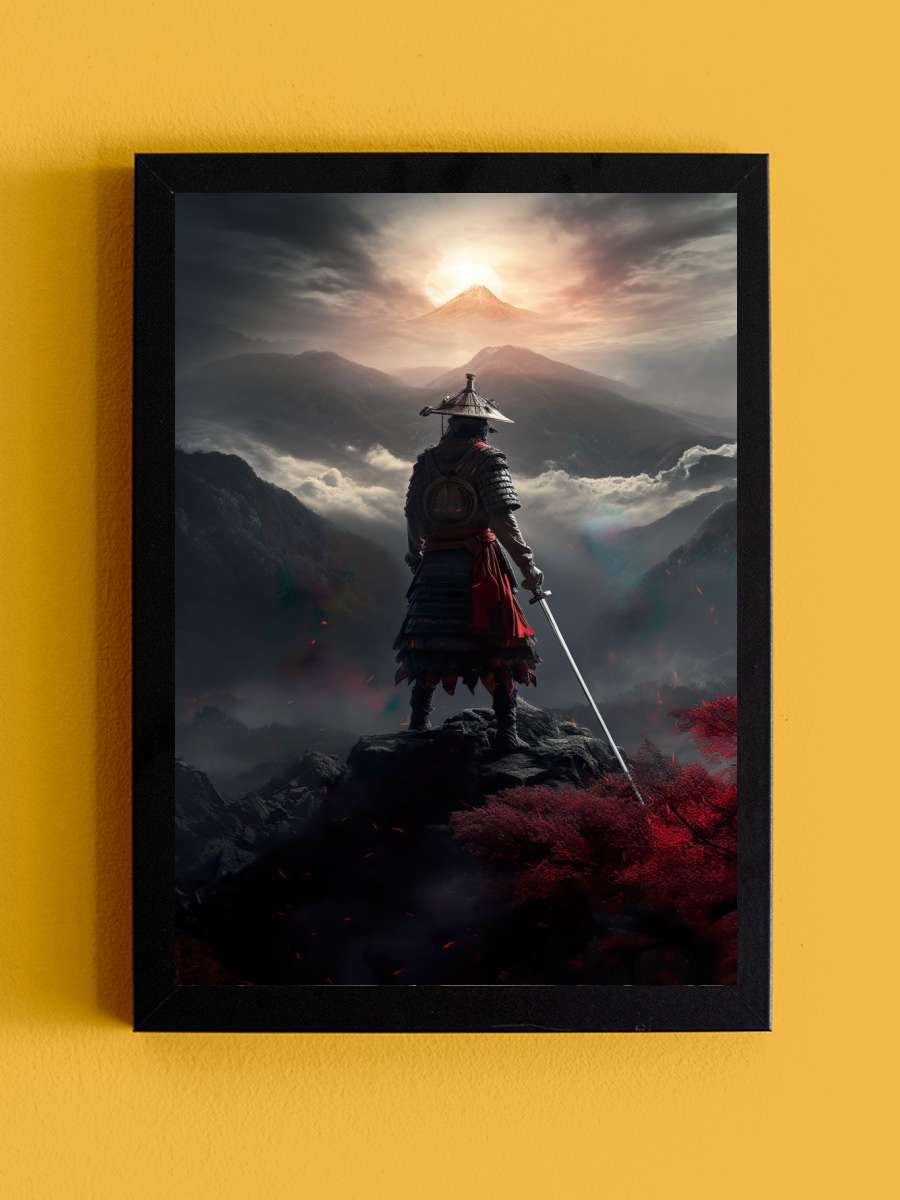 Samurai evening mist Anime Tablo Siyah Çerçeveli Yüksek Kalite Anime Duvar Poster Tablo - En İyi Fiyatlarla