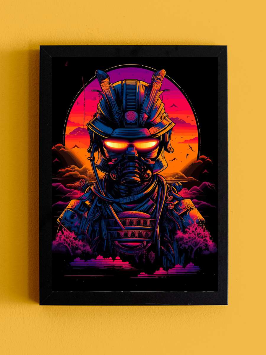 samurai vivid color Anime Tablo Siyah Çerçeveli Yüksek Kalite Anime Duvar Poster Tablo - En İyi Fiyatlarla