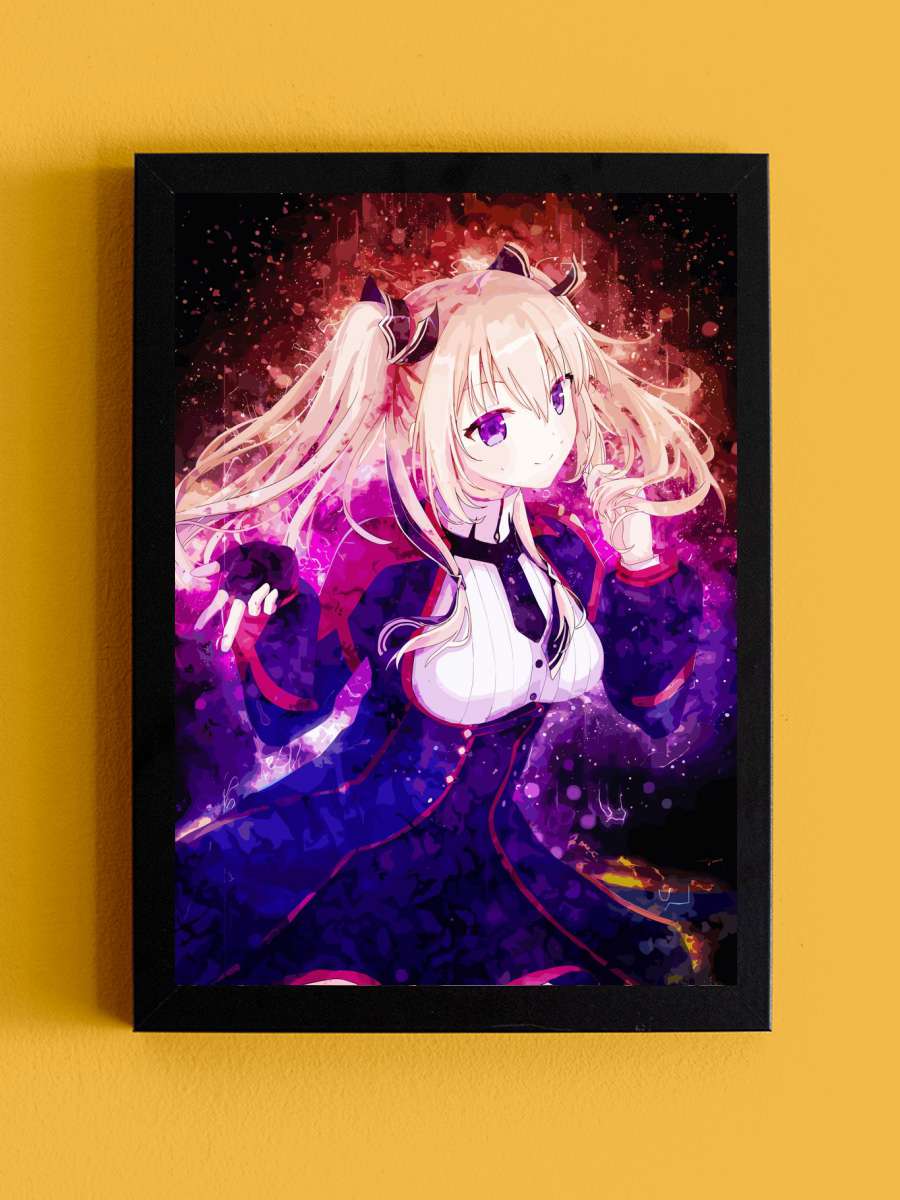 Sasha Necron Demon King Anime Tablo Siyah Çerçeveli Yüksek Kalite Anime Duvar Poster Tablo - En İyi Fiyatlarla