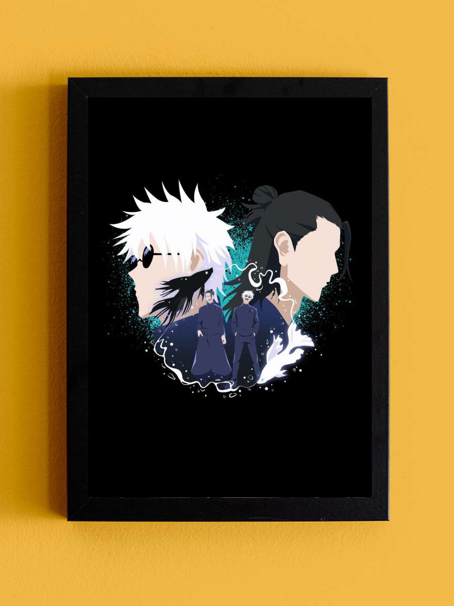 satosugu jjk Anime Tablo Siyah Çerçeveli Yüksek Kalite Anime Duvar Poster Tablo - En İyi Fiyatlarla