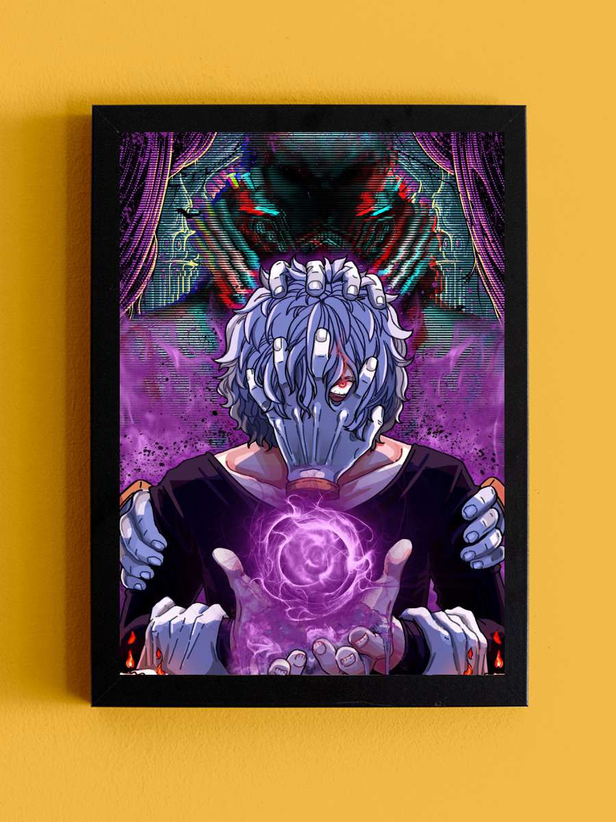 Shigaraki x All for one Anime Tablo Siyah Çerçeveli Yüksek Kalite Anime Duvar Poster Tablo - En İyi Fiyatlarla