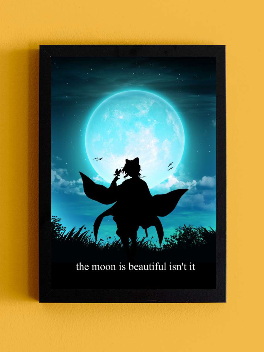 shinobu kocho Anime Tablo Siyah Çerçeveli Yüksek Kalite Anime Duvar Poster Tablo - En İyi Fiyatlarla