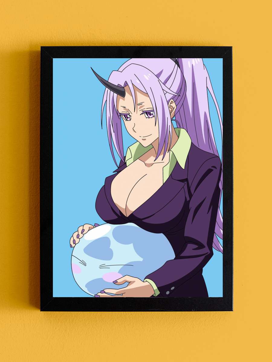 Shion and Rimuru Anime Tablo Siyah Çerçeveli Yüksek Kalite Anime Duvar Poster Tablo - En İyi Fiyatlarla