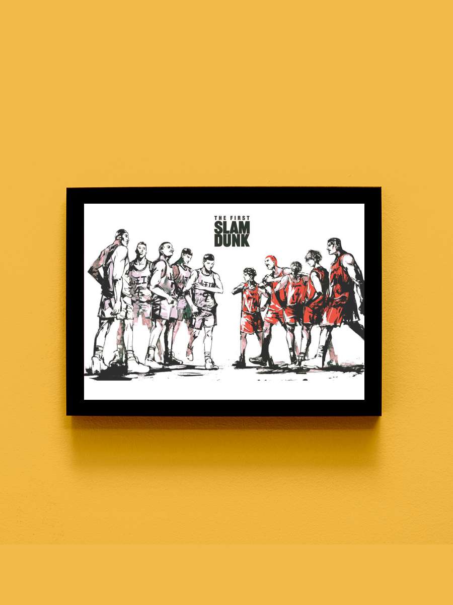 shohoku slamdunk Anime Tablo Siyah Çerçeveli Yüksek Kalite Anime Duvar Poster Tablo - En İyi Fiyatlarla