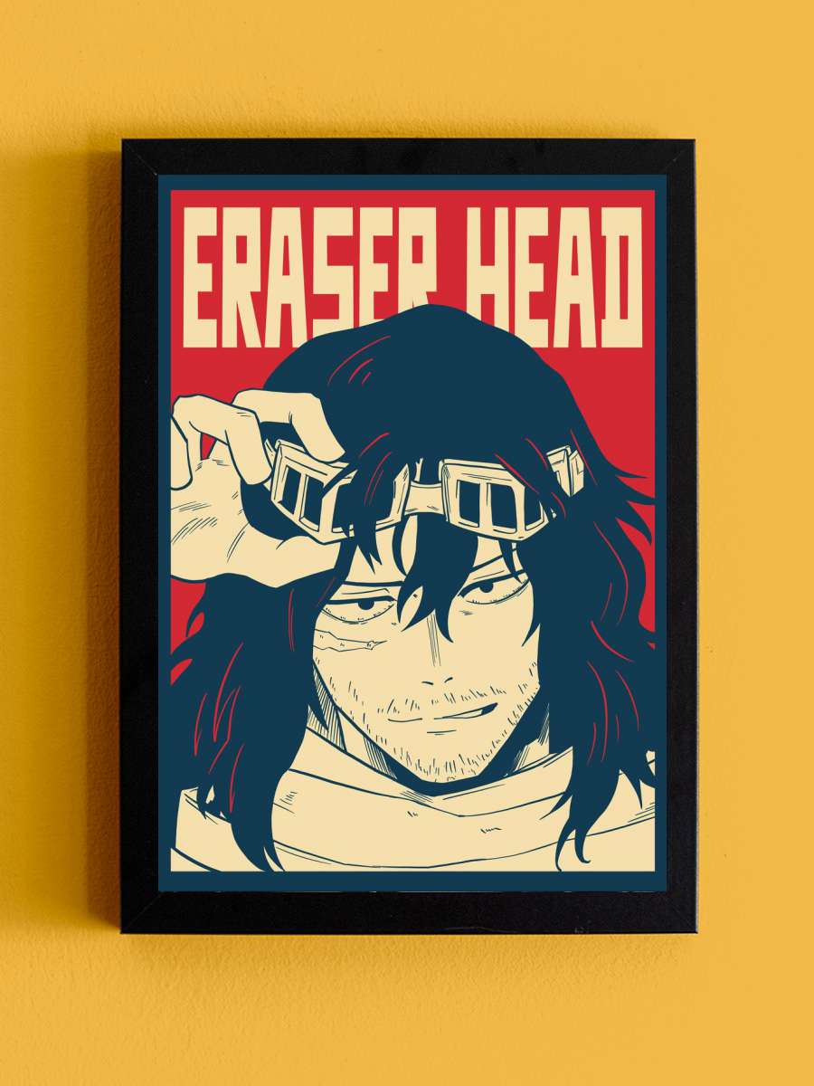 Shota Aizawa Anime Tablo Siyah Çerçeveli Yüksek Kalite Anime Duvar Poster Tablo - En İyi Fiyatlarla