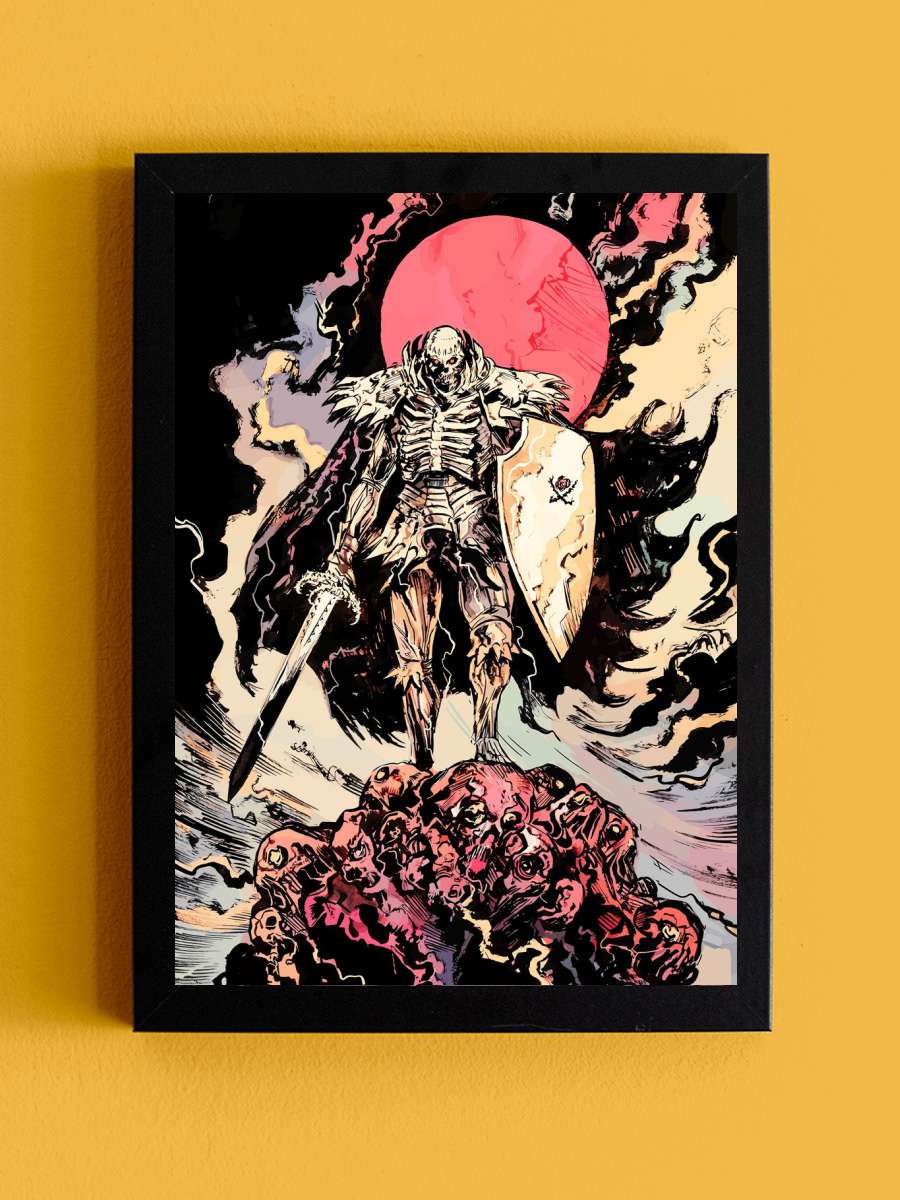 Skull knight Anime Tablo Siyah Çerçeveli Yüksek Kalite Anime Duvar Poster Tablo - En İyi Fiyatlarla