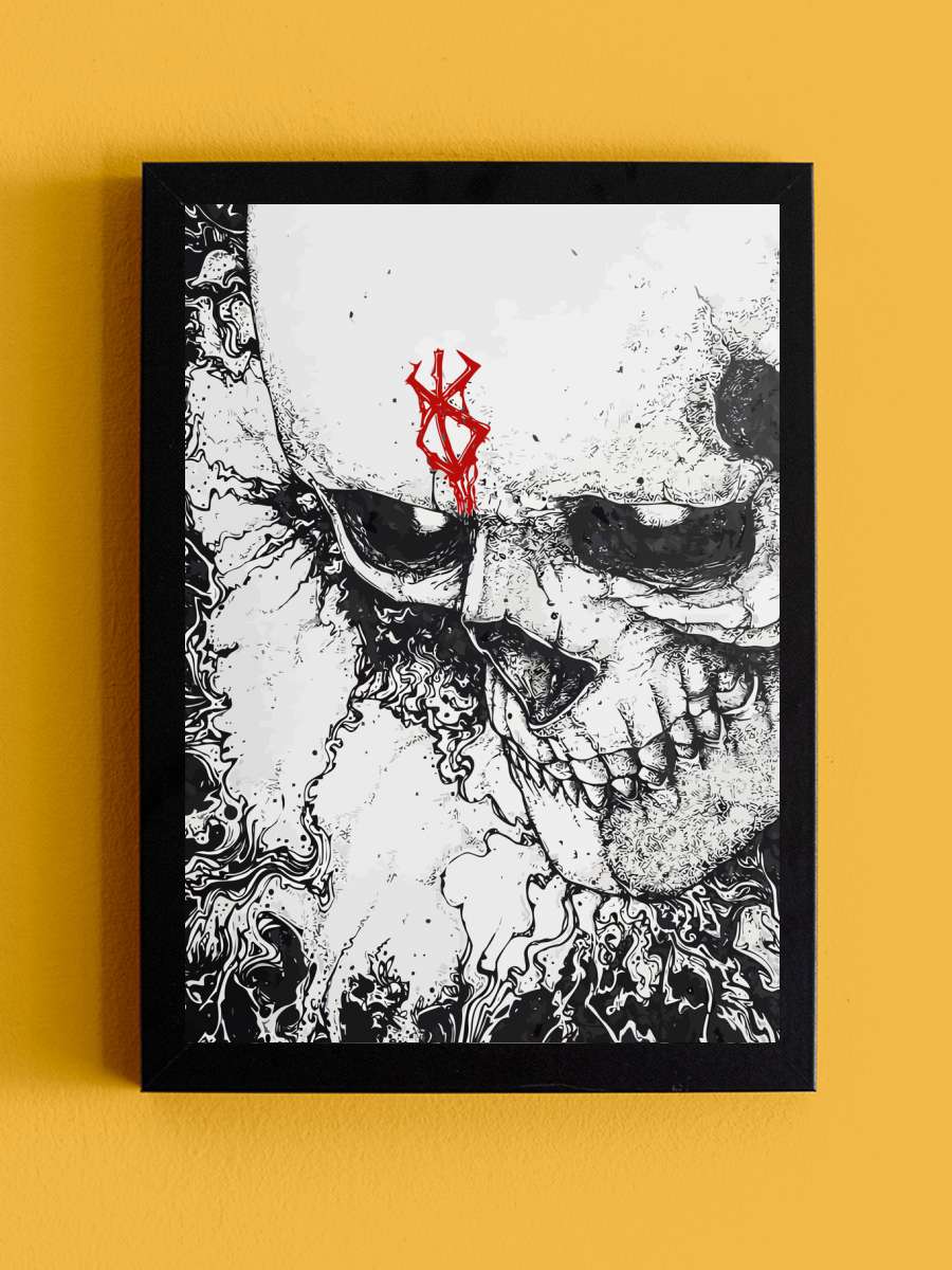 Skull knight Anime Tablo Siyah Çerçeveli Yüksek Kalite Anime Duvar Poster Tablo - En İyi Fiyatlarla