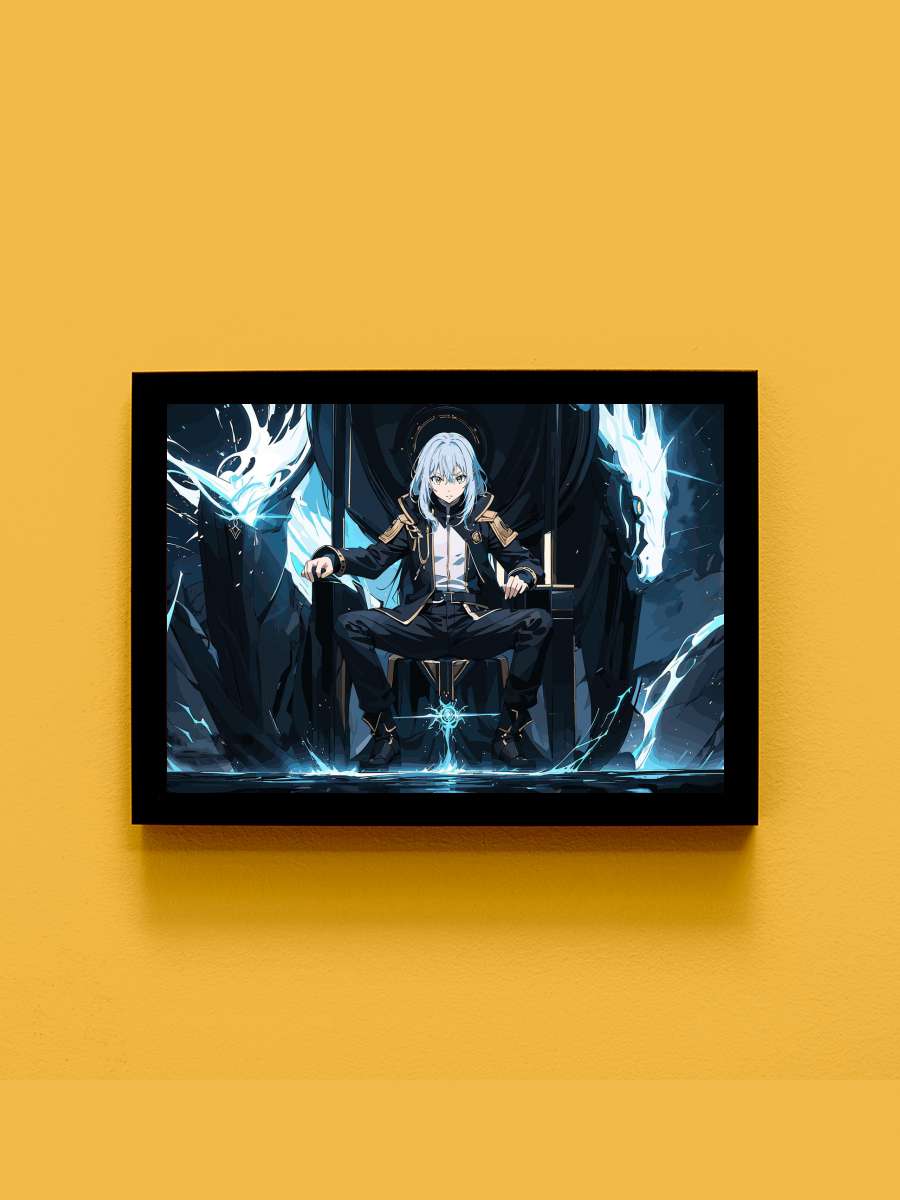 slime anime Anime Tablo Siyah Çerçeveli Yüksek Kalite Anime Duvar Poster Tablo - En İyi Fiyatlarla