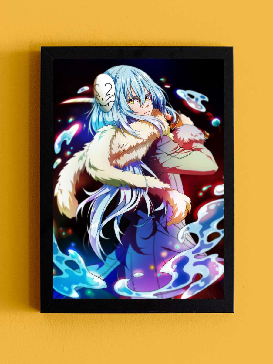 Slime Anime Tablo Siyah Çerçeveli Yüksek Kalite Anime Duvar Poster Tablo - En İyi Fiyatlarla