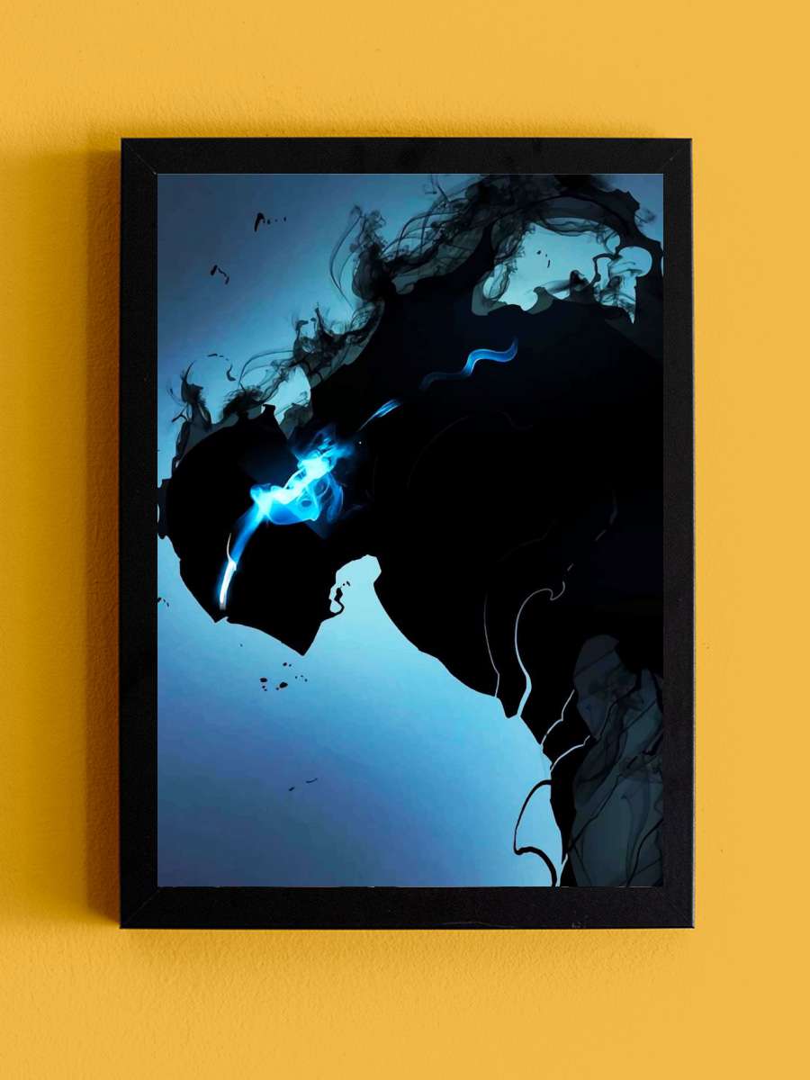 solo leveling Anime Tablo Siyah Çerçeveli Yüksek Kalite Anime Duvar Poster Tablo - En İyi Fiyatlarla