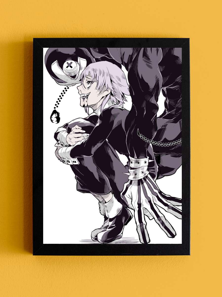 Soul Eater Anime Tablo Siyah Çerçeveli Yüksek Kalite Anime Duvar Poster Tablo - En İyi Fiyatlarla