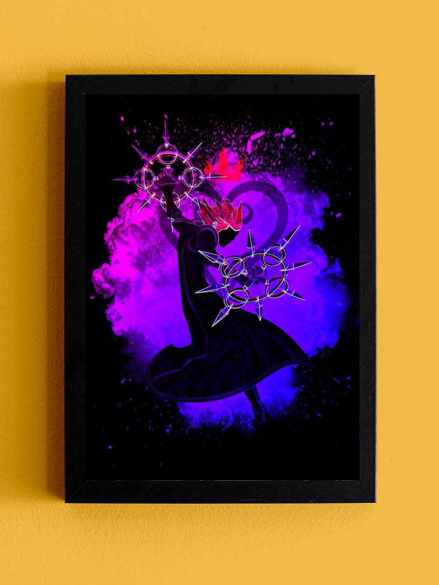 Soul of Dancing Flames Anime Tablo Siyah Çerçeveli Yüksek Kalite Anime Duvar Poster Tablo - En İyi Fiyatlarla