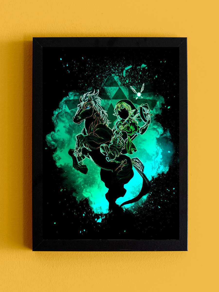 Soul of Epona Anime Tablo Siyah Çerçeveli Yüksek Kalite Anime Duvar Poster Tablo - En İyi Fiyatlarla