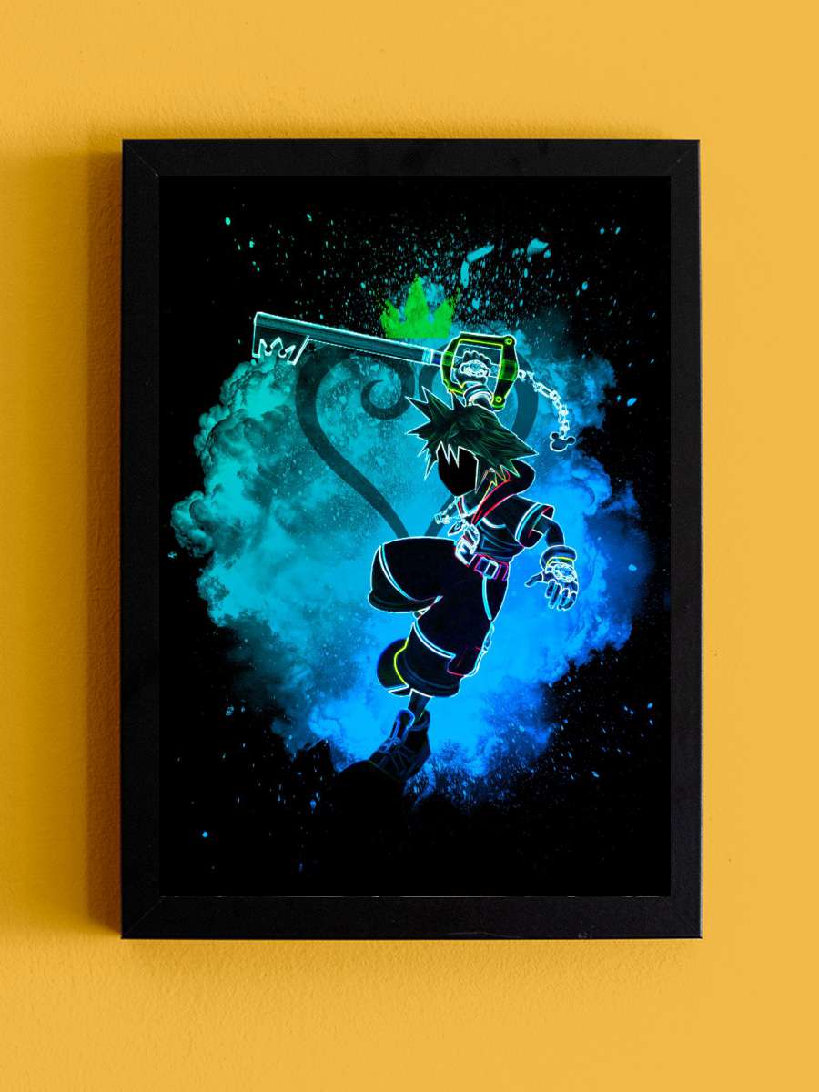 Soul of Heart Anime Tablo Siyah Çerçeveli Yüksek Kalite Anime Duvar Poster Tablo - En İyi Fiyatlarla