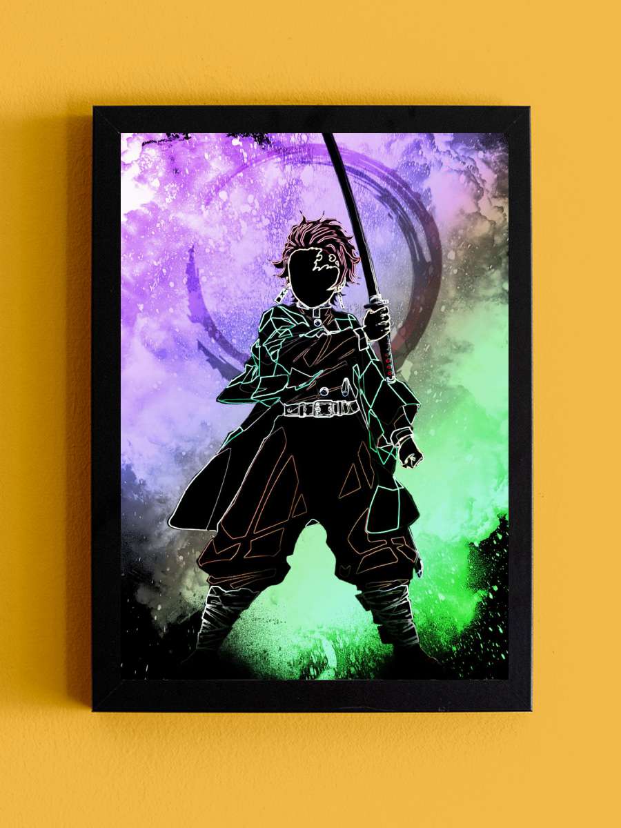 Soul of the Demon Hunter Anime Tablo Siyah Çerçeveli Yüksek Kalite Anime Duvar Poster Tablo - En İyi Fiyatlarla