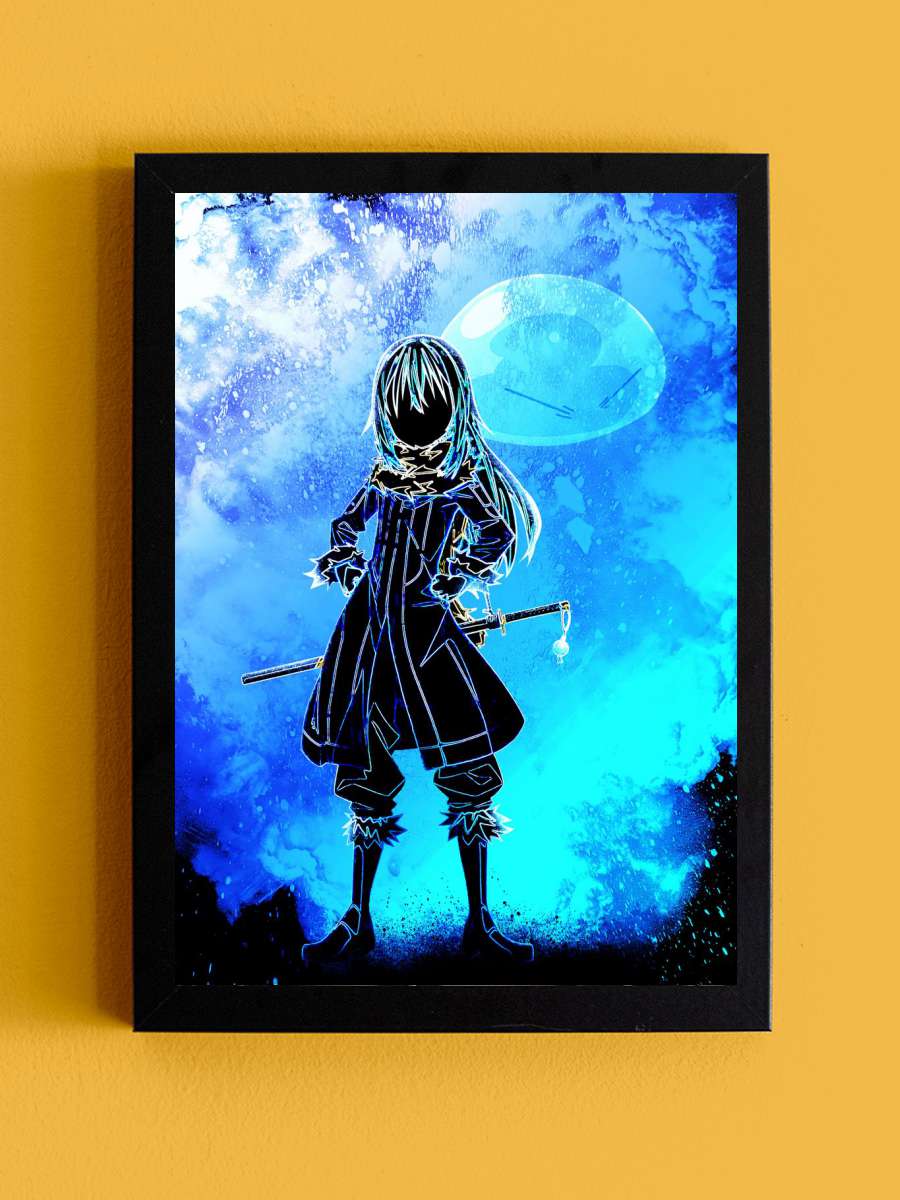 Soul of the Demon Slime Anime Tablo Siyah Çerçeveli Yüksek Kalite Anime Duvar Poster Tablo - En İyi Fiyatlarla