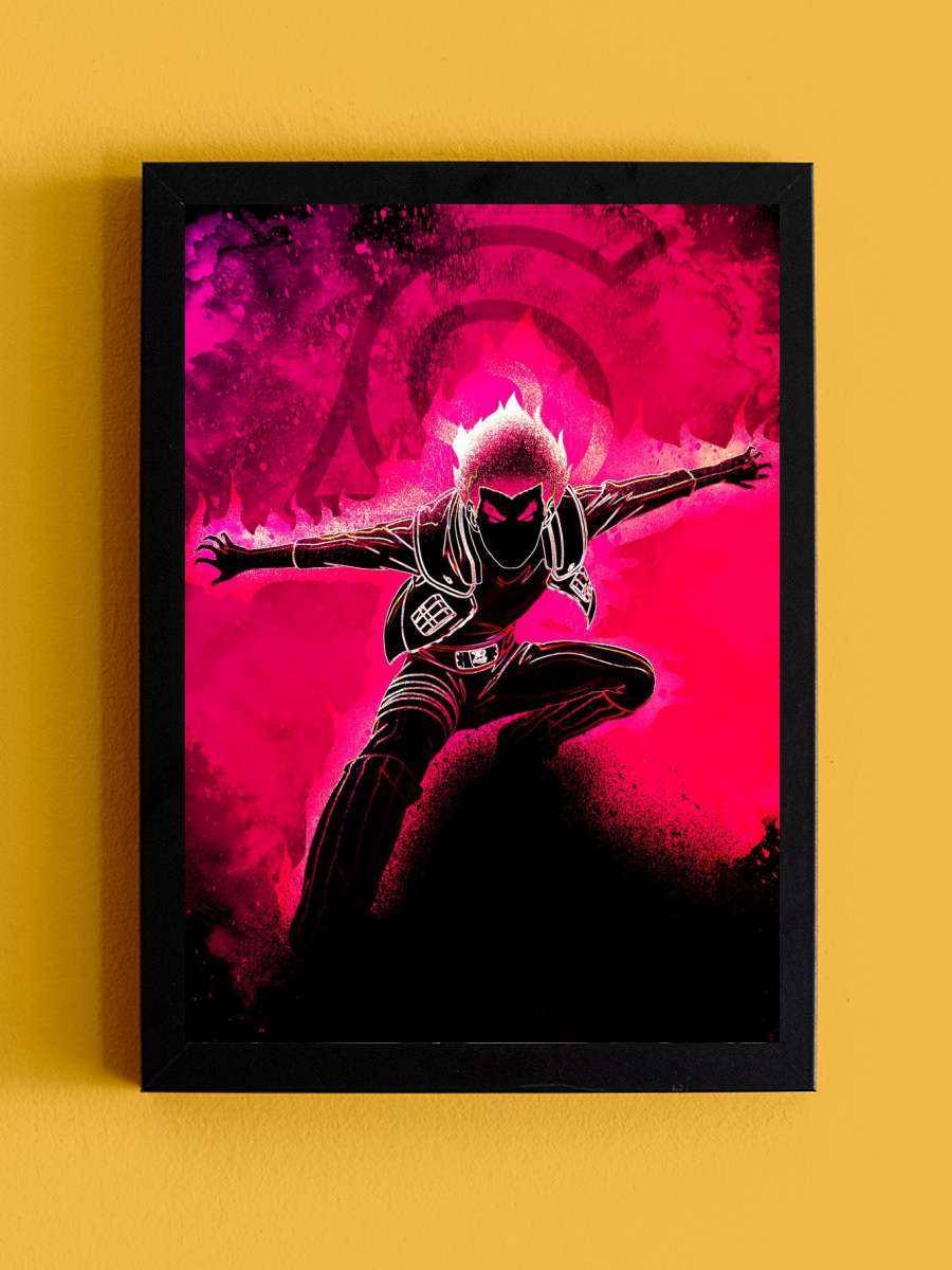 Soul of the Inner Gates Anime Tablo Siyah Çerçeveli Yüksek Kalite Anime Duvar Poster Tablo - En İyi Fiyatlarla