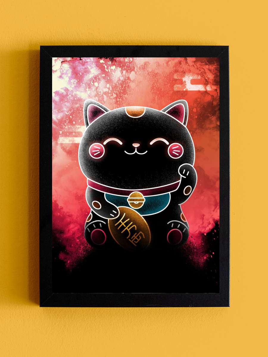 Soul of the Lucky Cat Anime Tablo Siyah Çerçeveli Yüksek Kalite Anime Duvar Poster Tablo - En İyi Fiyatlarla