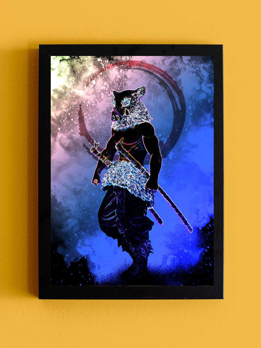 Soul of the Masked Hunter Anime Tablo Siyah Çerçeveli Yüksek Kalite Anime Duvar Poster Tablo - En İyi Fiyatlarla