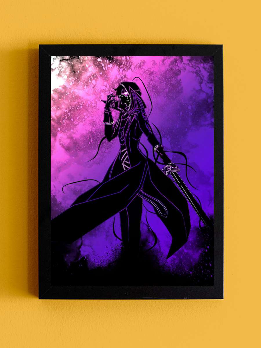Soul of the Shadow Anime Tablo Siyah Çerçeveli Yüksek Kalite Anime Duvar Poster Tablo - En İyi Fiyatlarla